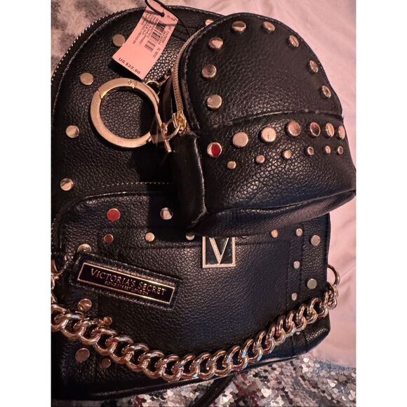 Victorias Secret StuddedVictoria Mini bag & Matching Backpack Keychain Bag Charm main image 8